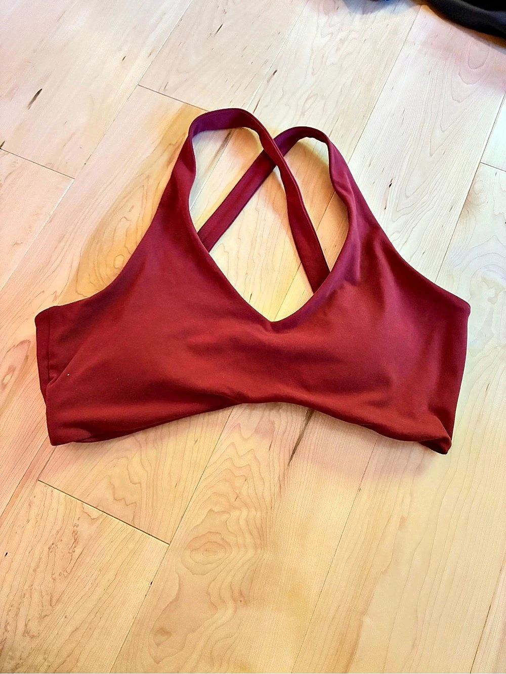 Nyri Sports Bra in Red Like New